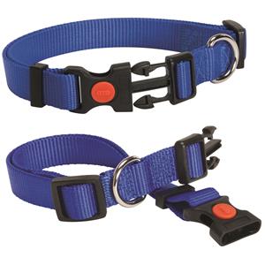 COLLARI CAMON SGANCIO P/CANI BLU MM.15